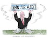 Cartoon: Oben hui unten pfui (small) by mandzel tagged scholz,rechtsradikalismus,deutschland,afd
