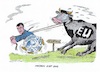 Cartoon: Reformunwillig (small) by mandzel tagged macron,eu,merkel,reformen,unwilligkeit,egoismen