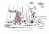 Cartoon: Weiter Unbehagen (small) by mandzel tagged jahreswechsel,trump,welt,überraschungen,ungemach