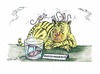 Cartoon: Zahnloser Verfassungsschutz (small) by mandzel tagged verfassungsschutz,zahnloser,tiger,rechtsradikales,ungeziefer