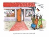 Cartoon: Zuwanderungsproblem (small) by mandzel tagged zuwanderung,asyl,rechtsradikalismus