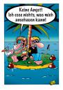 Cartoon: Einsame Insel (small) by stefanbayer tagged insel vegetarier möwe meer blind wasser ozean essen