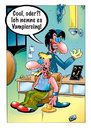 Cartoon: Piercing mit Biss! (small) by stefanbayer tagged vampir,piercing,vampiercing,piercingstudio,piercen,schmuck,mode,beissen,stechen,bohren,fledermaus,nacht,blut,blutsauger,stefan,bayer,saugen