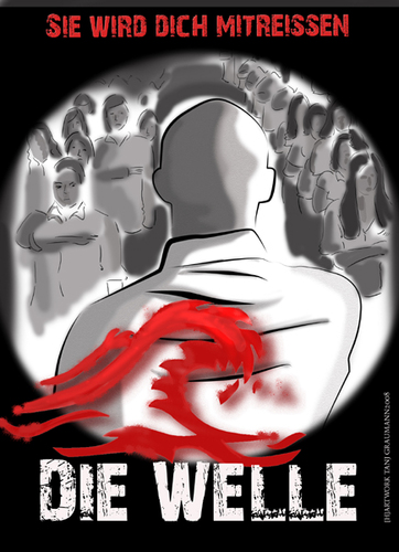 Cartoon: Die Welle (medium) by Grayman tagged die,welle,kino,film