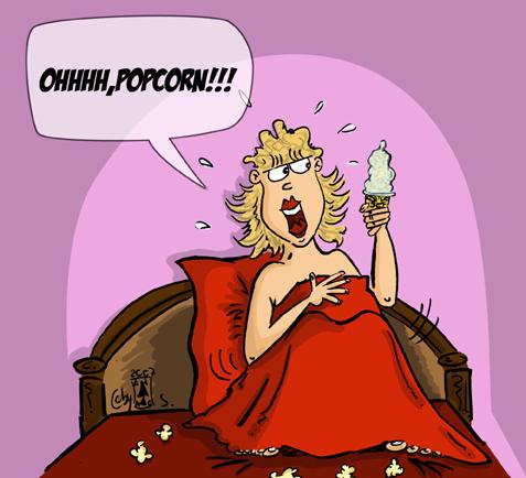 Cartoon: Machs mit (medium) by Grayman tagged popcorn,mais,machs,mit