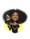 Cartoon: Diana Ross (small) by rocksaw tagged caricature diana ross