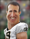 Cartoon: Drew Brees (small) by rocksaw tagged caricature,of,drew,brees