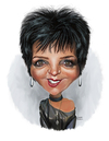Cartoon: Liza Minnelli (small) by rocksaw tagged liza minnelli