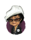 Cartoon: Yoko Ono (small) by rocksaw tagged caricature yoko ono