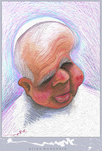 Cartoon: PAPA (medium) by allan mcdonald tagged religion