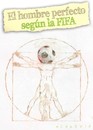 Cartoon: EL HOMBRE (small) by allan mcdonald tagged futbol