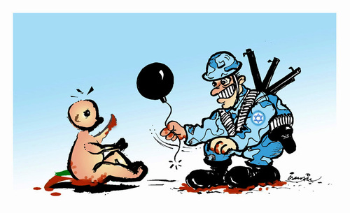 Cartoon: CHILDREN OF WAR (medium) by ismail dogan tagged war,of,children