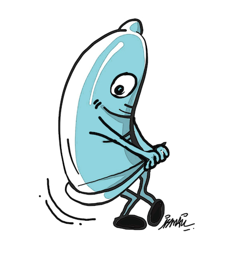 Cartoon: condom (medium) by ismail dogan tagged world,aids,day