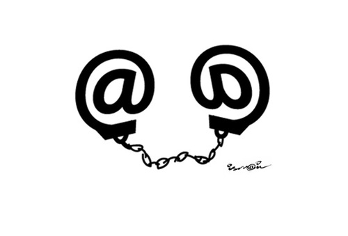 Cartoon: Internet access (medium) by ismail dogan tagged internet