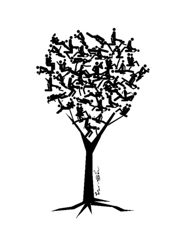 Cartoon: Kamasutra tree !.. (medium) by ismail dogan tagged kamasutra