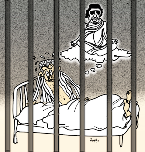 Cartoon: Nicolas Sarkozy (medium) by ismail dogan tagged nicolas,sarkozy