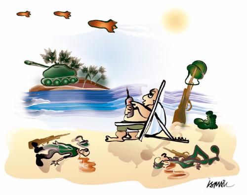 Cartoon: PAUSE (medium) by ismail dogan tagged pause