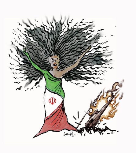 Cartoon: Remember (medium) by ismail dogan tagged iran