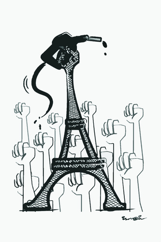 Cartoon: BOYCOTT !.. (medium) by ismail dogan tagged france