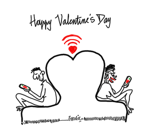 Cartoon: Valentines Day (medium) by ismail dogan tagged valentines,day