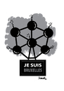 Cartoon: Brussels (small) by ismail dogan tagged ije,suis,bruxelles