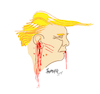Cartoon: Donald Trump (small) by ismail dogan tagged donald,trump
