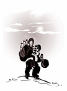 Cartoon: EXILED !.. (small) by ismail dogan tagged exiled