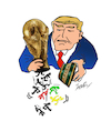 Cartoon: No access (small) by ismail dogan tagged 2026,world,cup