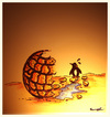 Cartoon: PLANETARY  HEAT (small) by ismail dogan tagged planetary,heat