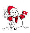 Cartoon: SNOW MAN! (small) by ismail dogan tagged snow man