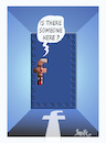 Cartoon: social network (small) by ismail dogan tagged trump