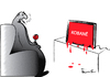 Cartoon: spectator ! (small) by ismail dogan tagged kobane