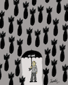 Cartoon: WAR (small) by ismail dogan tagged war