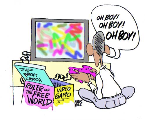 Cartoon: BOOT UP (medium) by barbeefish tagged obama