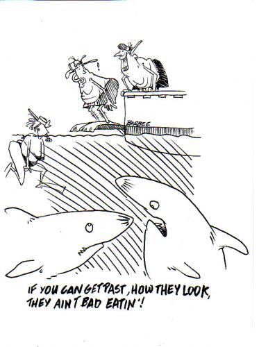 Cartoon: fishing (medium) by barbeefish tagged dinner,time,