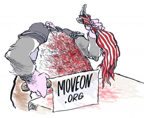 Cartoon: moveon (medium) by barbeefish tagged blood,on,the,net