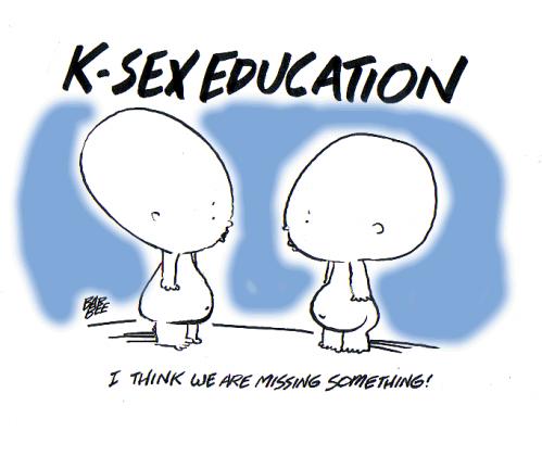 Cartoon: OBAMAS KINDERGARDEN SEX ED (medium) by barbeefish tagged the,nanny,state