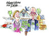 Cartoon: american gothic (small) by barbeefish tagged goth