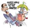 Cartoon: barak (small) by barbeefish tagged guess,who,is,coming,