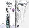 Cartoon: DIVE DIVE (small) by barbeefish tagged oil