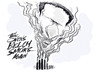 Cartoon: madman 1 (small) by barbeefish tagged never,again