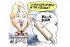 Cartoon: political (small) by barbeefish tagged bills,dna,