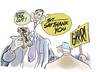 Cartoon: scolding (small) by barbeefish tagged obama