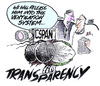 Cartoon: secret hearings (small) by barbeefish tagged democrats