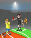 Cartoon: Elf Freunde sollt ihr sein... (small) by Miguelez tagged fußball