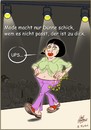 Cartoon: Mode macht nur Duenne schick.... (small) by Miguelez tagged mode,dick,catwalk
