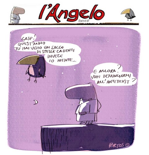 Cartoon: Stelle cadenti (medium) by portos tagged stelle,cadenti