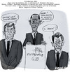 Cartoon: Pittsburgh G20 (small) by portos tagged g20,brown,obama,sarkozy,berlusconi,first,ladies