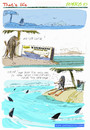 Cartoon: That s life (small) by portos tagged desert,island,castaway,2010