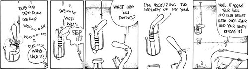 Cartoon: Audition2 (medium) by Garrincha tagged comic,strips